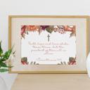 Faith Hope & Love Fall Foliage w/Cross Fall Themed Love & Marriage Prints - UNFRAMED