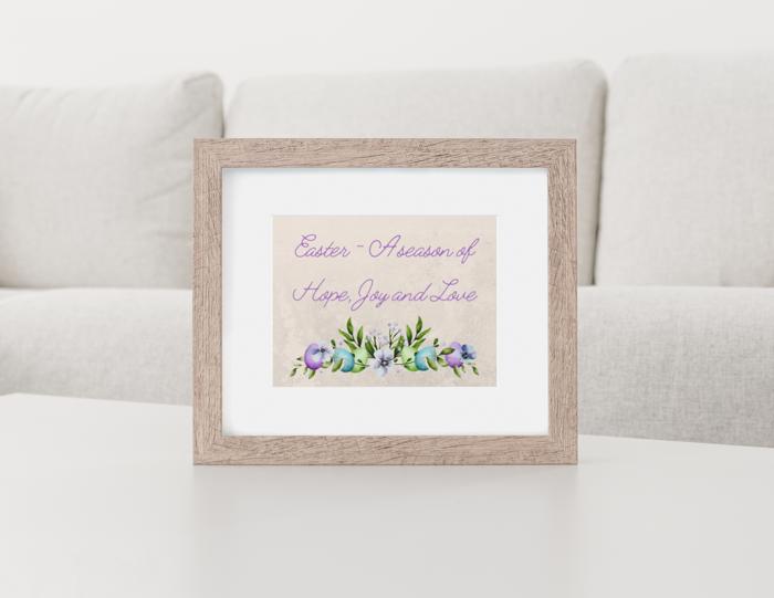 Easter Art Prints - Eggs and Bunnies