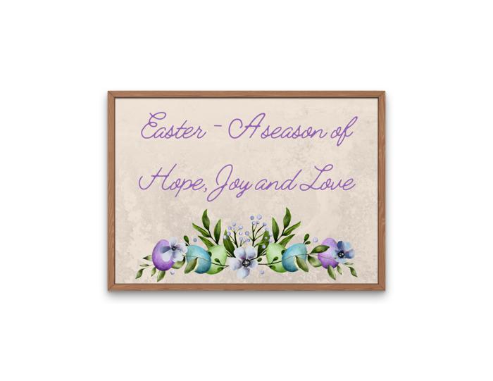 Easter Art Prints - Eggs and Bunnies