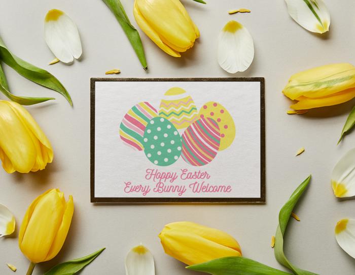 Easter Art Prints - Eggs and Bunnies