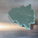 Christmas Trees Chunky Wood Refrigerator Magnets