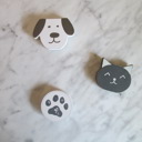 Pets Chunky Wood Refrigerator Magnets