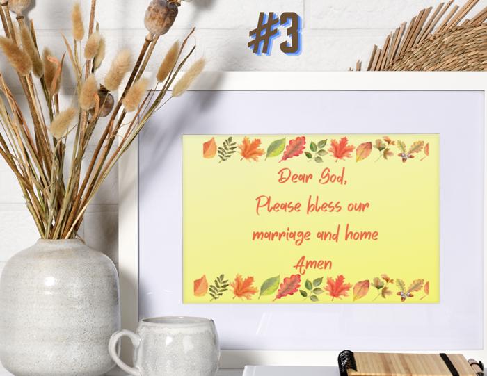 Love & Marriage Foliage Art Prints - Religious
