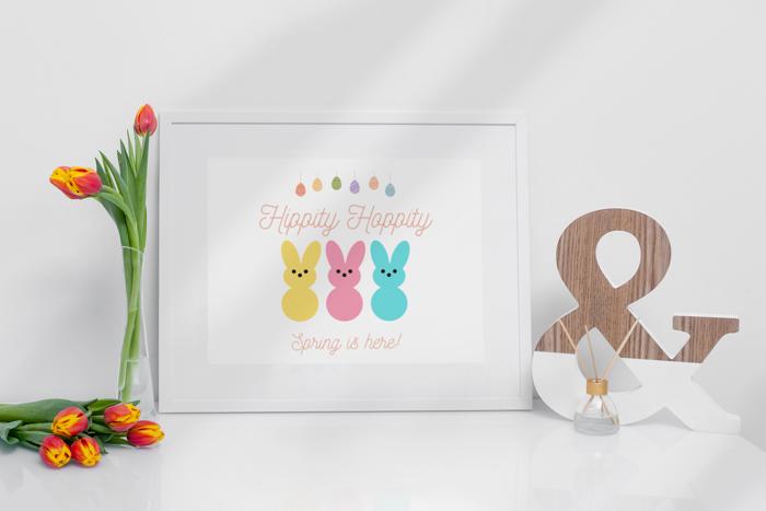 Easter Art Prints - Eggs and Bunnies