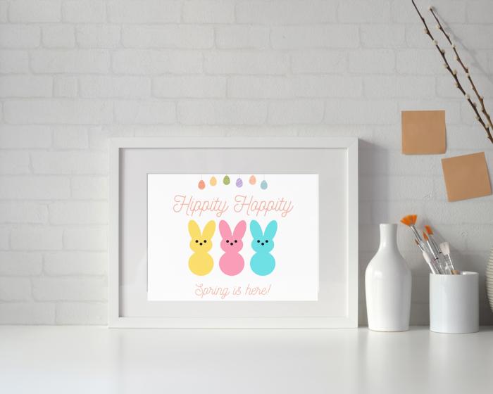 Easter Art Prints - Eggs and Bunnies