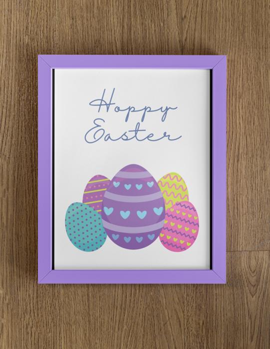 Easter Art Prints - Eggs and Bunnies