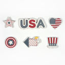 Americana Chunky Wood Refrigerator Magnets