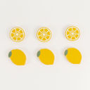 Lemons Chunky Wood Refrigerator Magnets