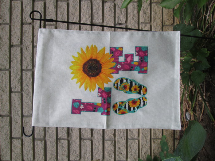Home & Garden Welcome Flag