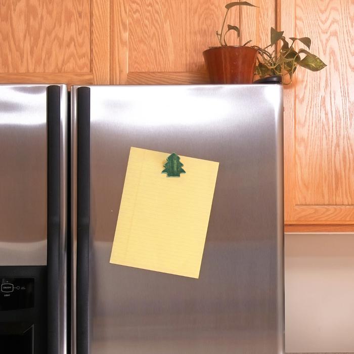 Refrigerator Magnets - Handmade - Set of 6 Chunky Wood Shapes