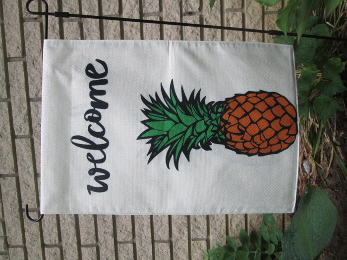 Home & Garden Welcome Flag