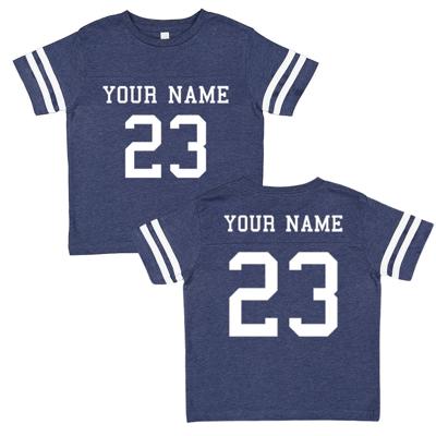 Personalized Football Jerseys for Babies, Toddlers, & Kids
