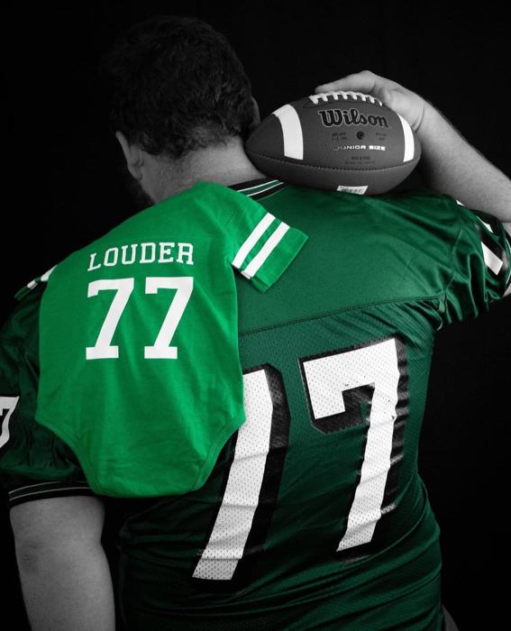 Personalized Football Jersey Bodysuit for Babies with Front & Back Printing