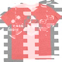 Medium Red Pickleball Personalized Graphic Team Club Unisex T-Shirt