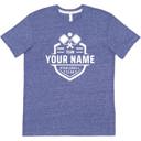 Large Royal Pickleball Personalized Graphic Team Club Unisex T-Shirt