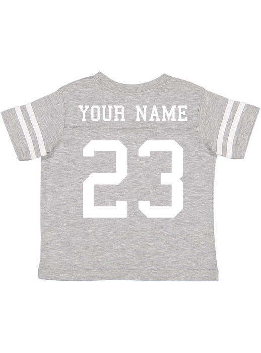 Personalized Football Jersey for Toddlers with Front & Back Printing