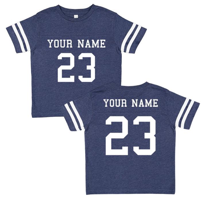 Personalized Football Jersey for Kids with Front & Back Printing