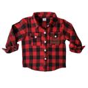 12M Red & Black Personalized Cozy Soft Flannels for Babies - Thick, Warm, & Snuggly Jacket 