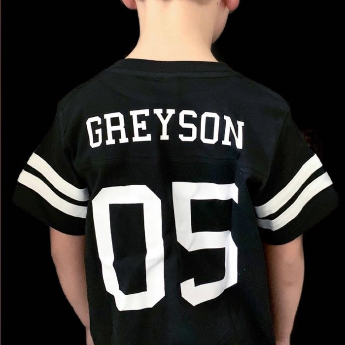 Personalized Football Jersey for Kids with Front & Back Printing