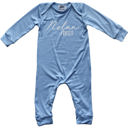 18M Light Blue Personalized First + Middle Name Silky Baby Long Sleeve Romper