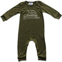 12M Olive I'm Told I Like Graphic Long Sleeve Baby Rompers