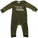 18M Olive I'm Told I Like Graphic Long Sleeve Baby Rompers