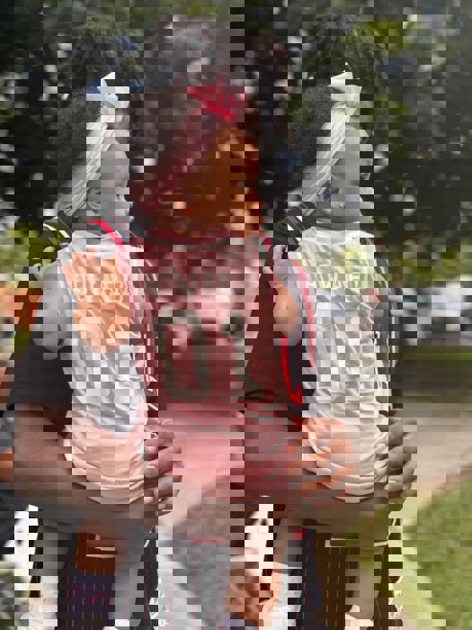 Personalized Sleeveless Basketball Jersey & Shorts Set for Babies- Personalized with Name and Number on Front & Back