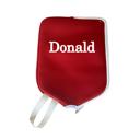 Red Personalized Pickleball Paddle Covers