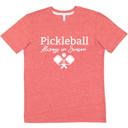 Medium Red Pickleball Always in Season Graphic Unisex T-Shirt
