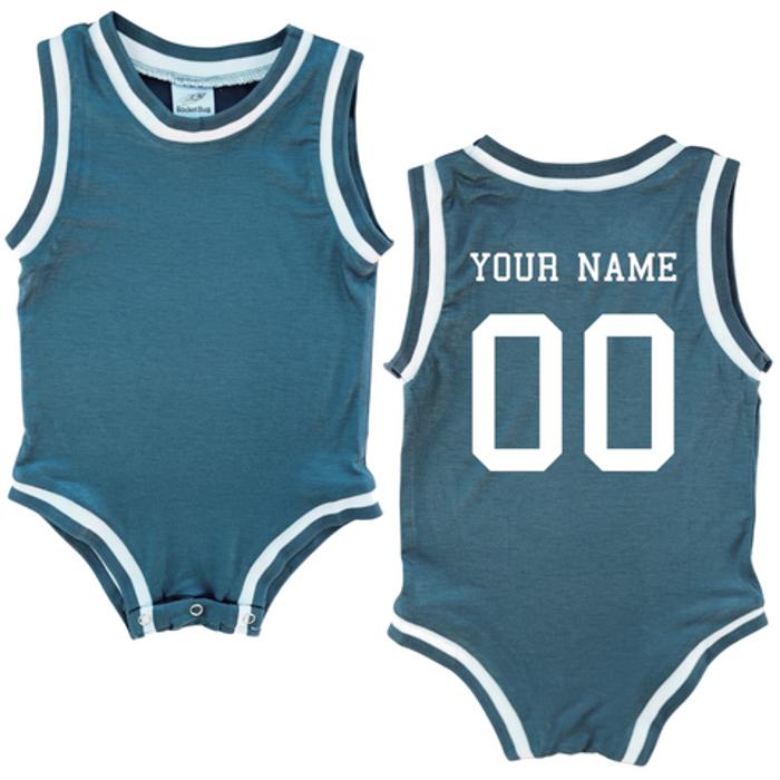 Custom Sleeveless Basketball Sport Jersey for Babies - Personalized with Name & Number