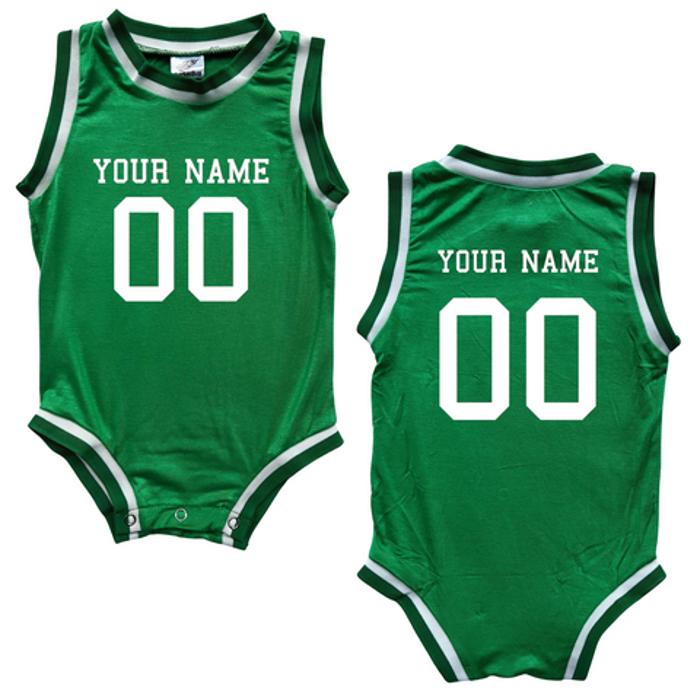 Custom Sleeveless Basketball Sport Jersey for Babies - Personalized with Name & Number