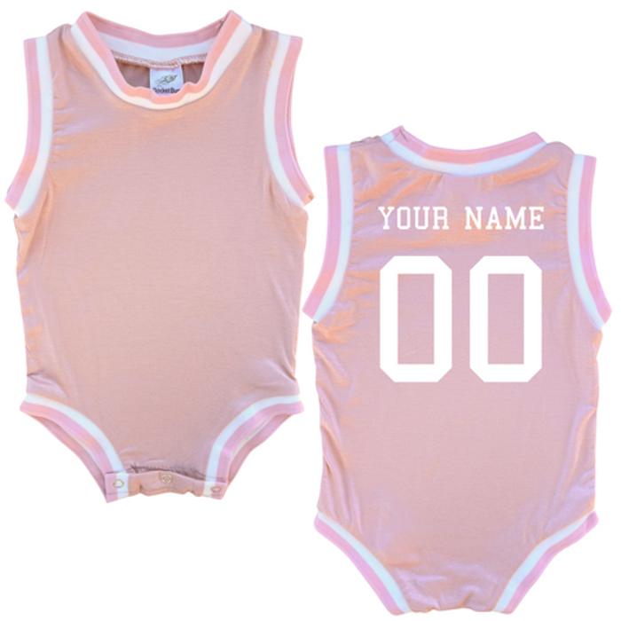 Custom Sleeveless Basketball Sport Jersey for Babies - Personalized with Name & Number