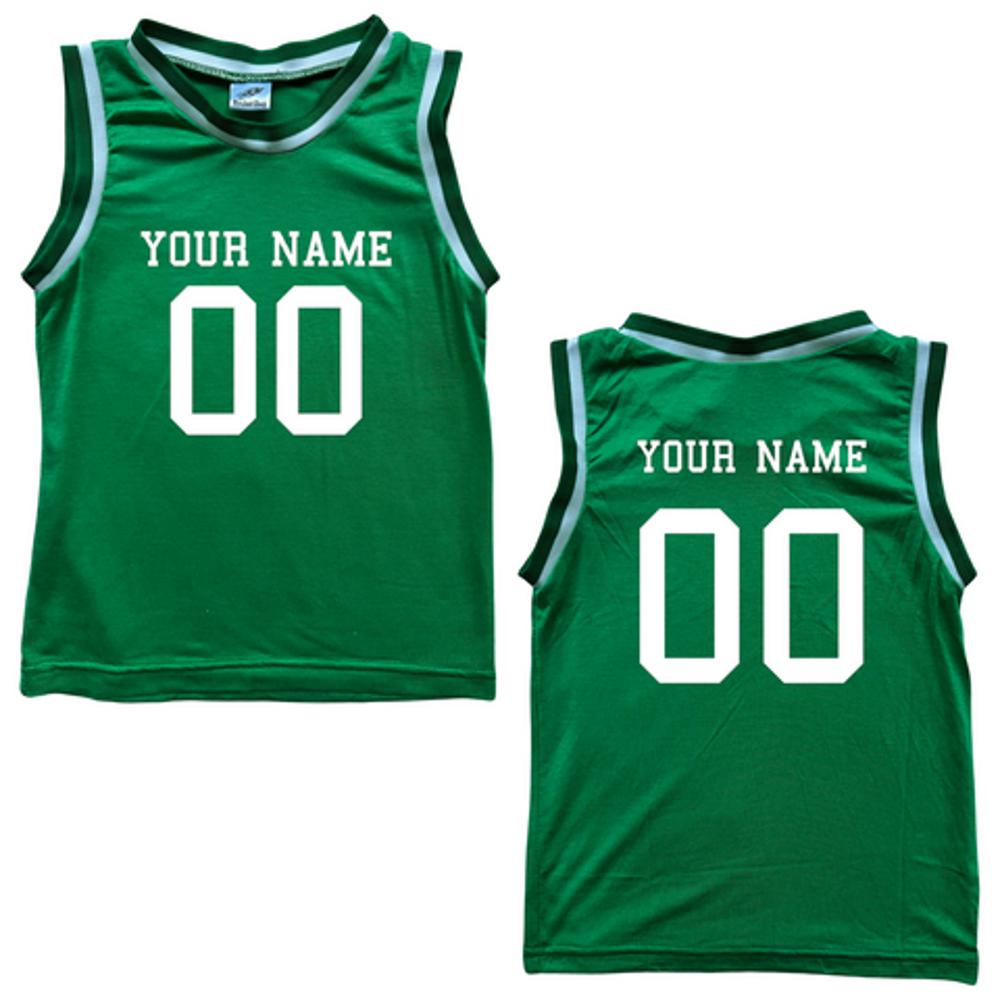 Custom Sleeveless Basketball Sport Jersey for Toddlers - Personalized with Name & Number