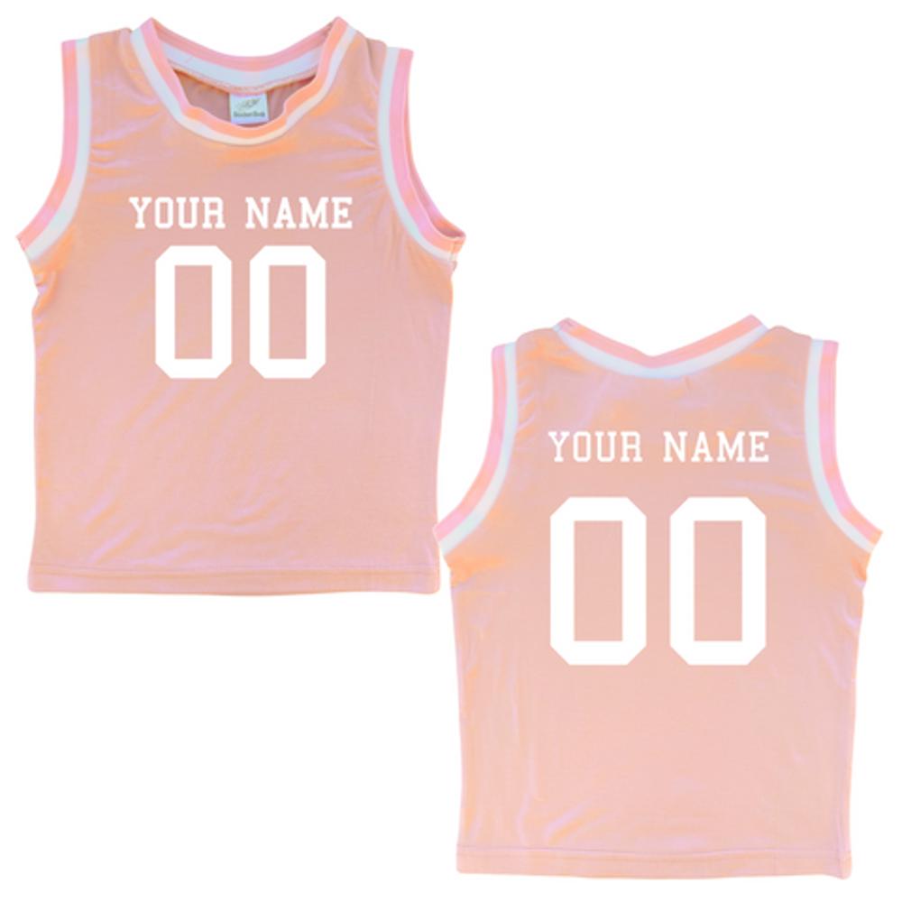 Custom Sleeveless Basketball Sport Jersey for Toddlers - Personalized with Name & Number