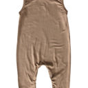 12M Light Heather Brown Silky Soft Sleeveless Baby Romper for Boys and Girls