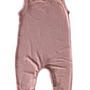 12M Dusty Rose Silky Soft Sleeveless Baby Romper for Boys and Girls