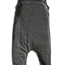 12M Dark Heather Gray Silky Soft Sleeveless Baby Romper for Boys and Girls