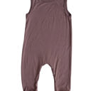 12M Dark Mauve Silky Soft Sleeveless Baby Romper for Boys and Girls