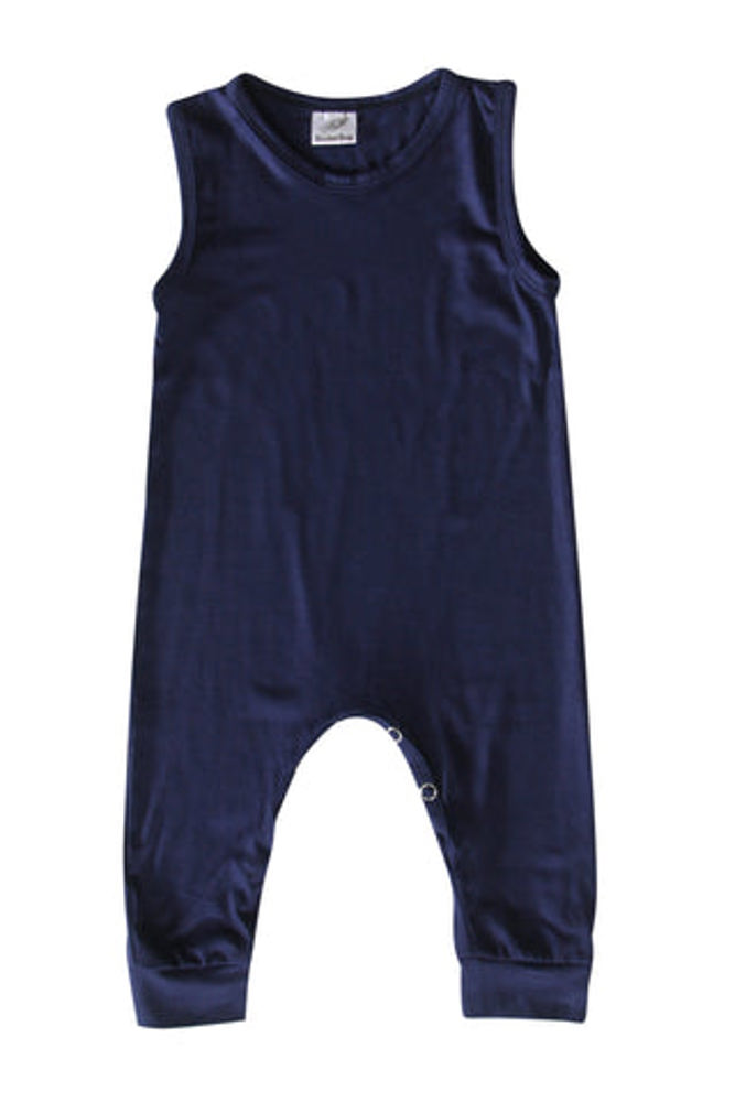 Silky Soft Sleeveless Baby Romper for Boys and Girls