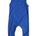 12M Royal Blue Silky Soft Sleeveless Baby Romper for Boys and Girls