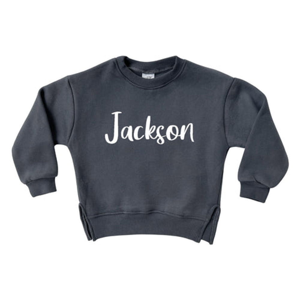 Personalized Cozy Soft Crewneck Sweatshirt For Babies