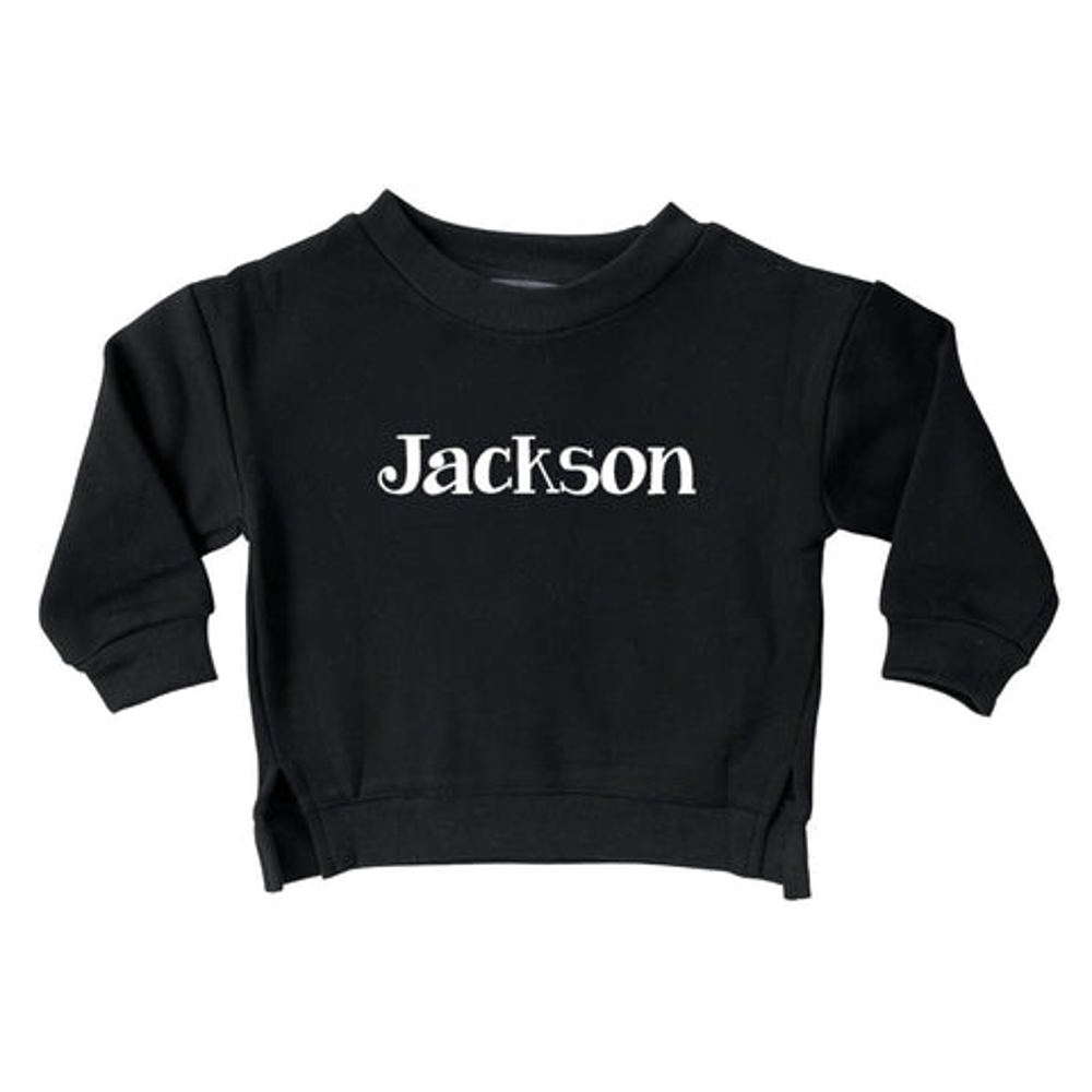 Personalized Cozy Soft Crewneck Sweatshirt For Babies