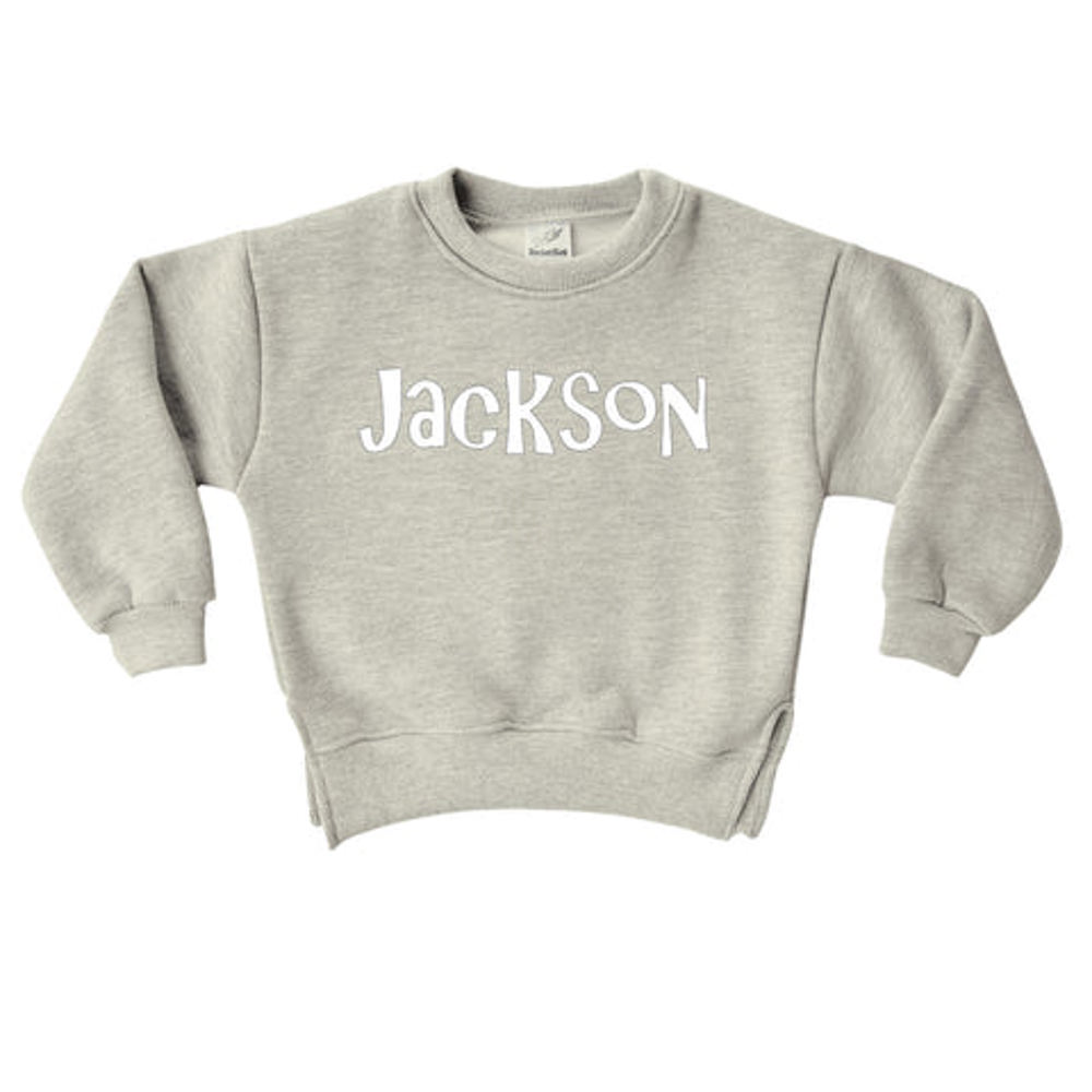 Personalized Cozy Soft Crewneck Sweatshirt For Babies