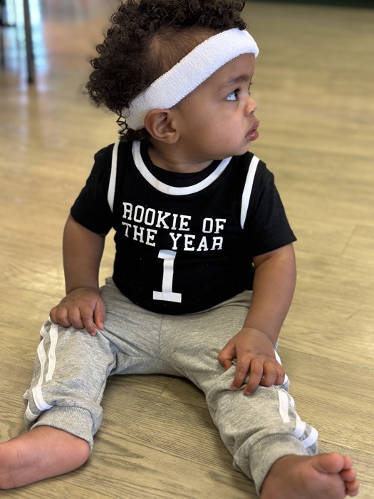 Custom Sleeveless Basketball Sport Jersey for Babies - Personalized with Name & Number