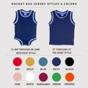  Custom Sleeveless Basketball Sport Jersey for Toddlers - Personalized with Name & Number