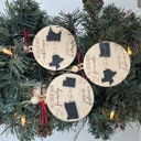  "Love Knows No Distance" Christmas Ornament