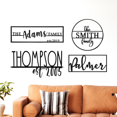 Family Name Sign Collection
