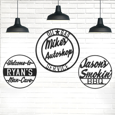 Vintage Circle Signs