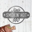 Black Powder Coat Smokin' Hot Custom BBQ Plaques