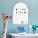 Arched 18 inch - Silver Powder Coat Dream Magnet Board - Magnetic Boards for Walls Personalized Vision Board for Office and Home